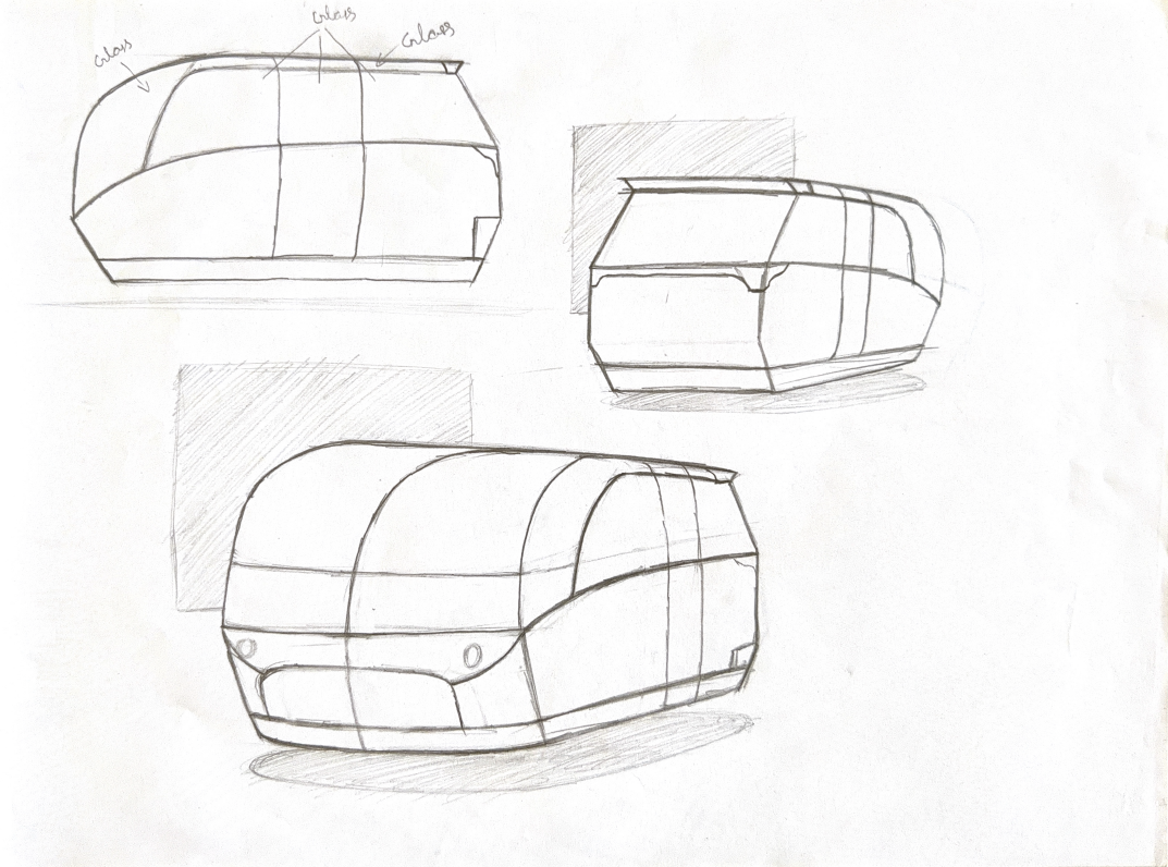 Levitating pod 1 sketch