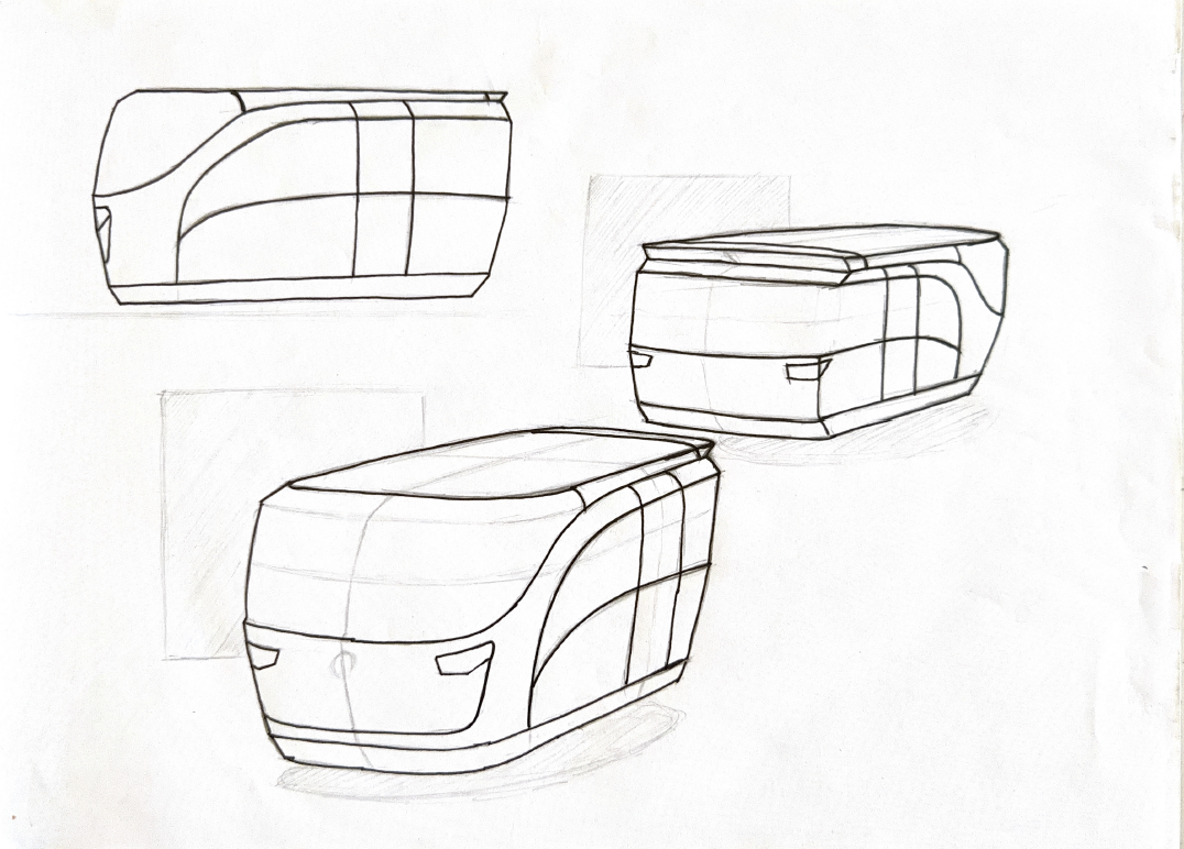 Levitating pod 6 sketch