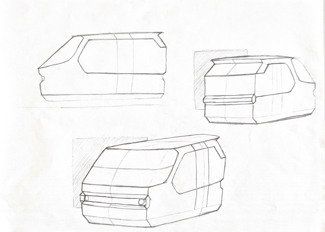 Levitating pod 7 sketch